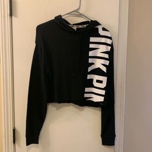 NWT VS Pink cropped hoodie